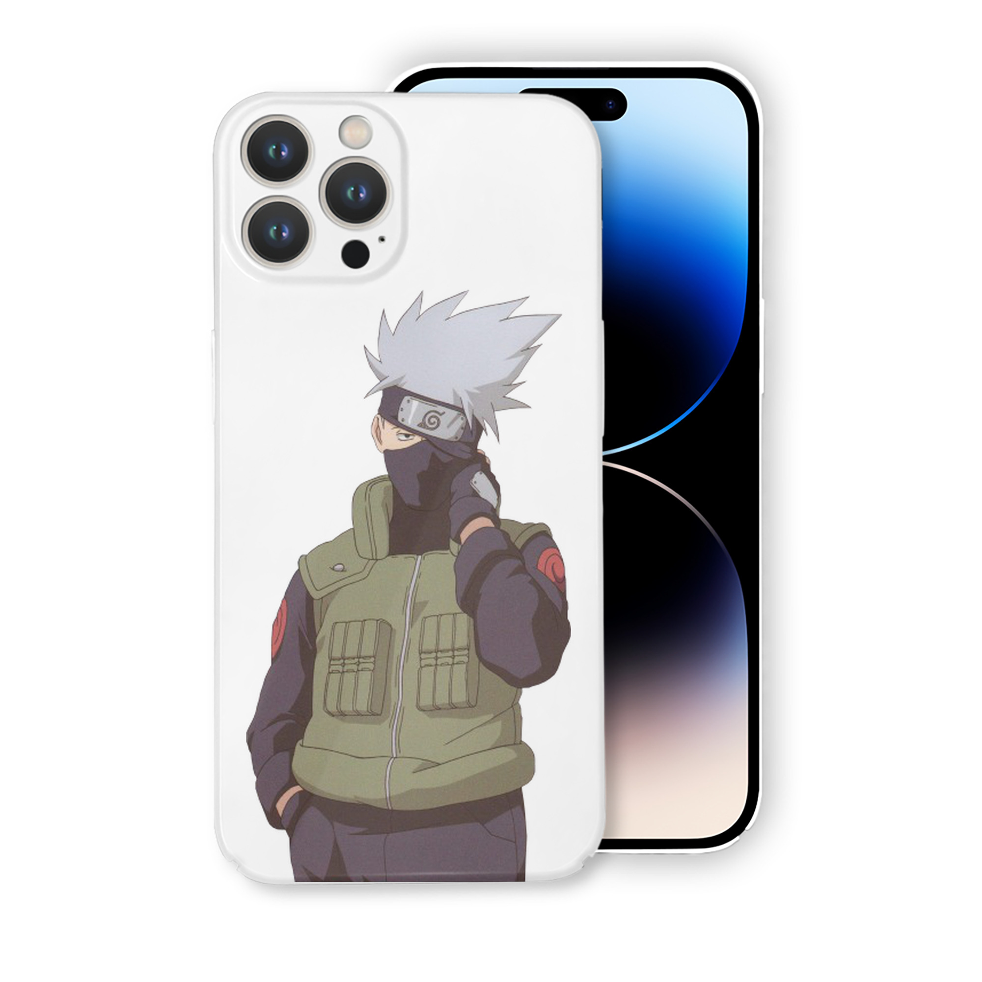 （画像用） NARUTO -ナルト- はたけ カカシ Hatake Kakashi 【iPhone 14シリーズ対応】ハードケース